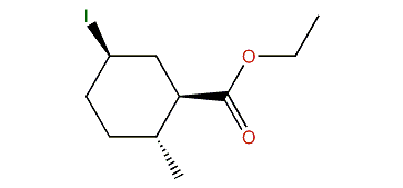 (1R,2R,5R)-Ethyl 5-iodo-2-methylcyclohexanecarboxylate